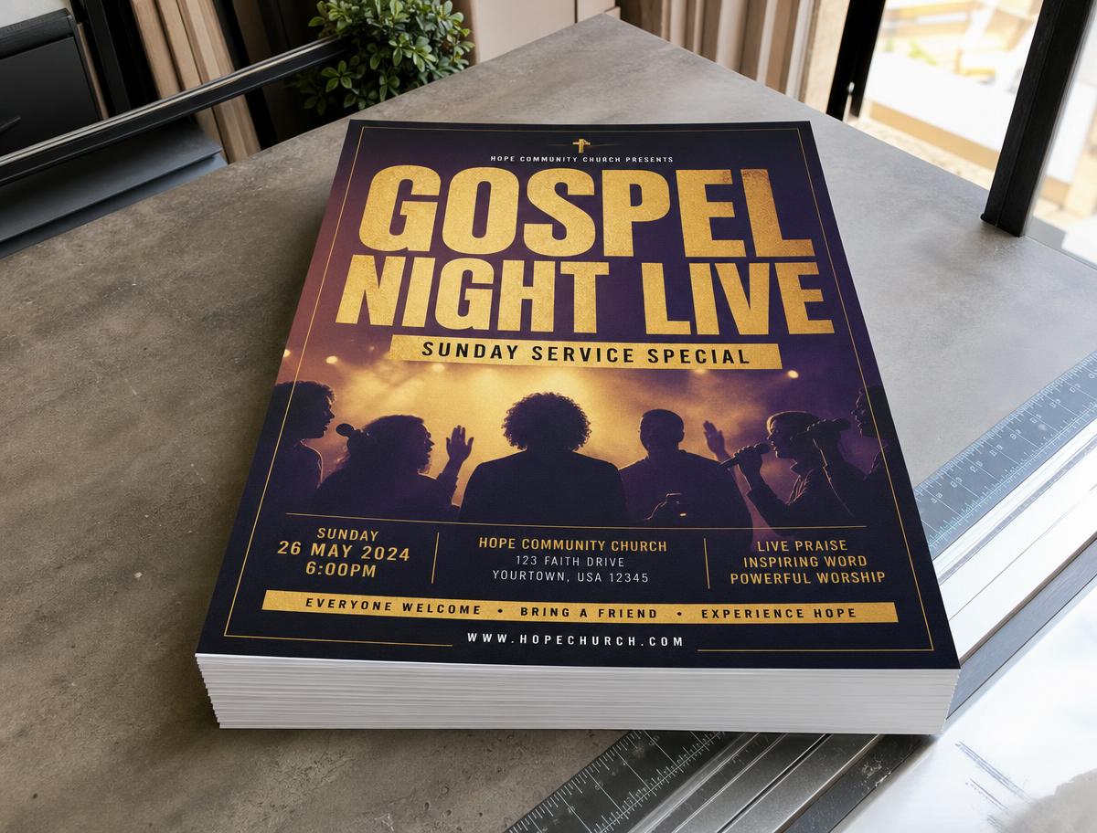 Church Event Poster Series — graphic design by Jacques Obed